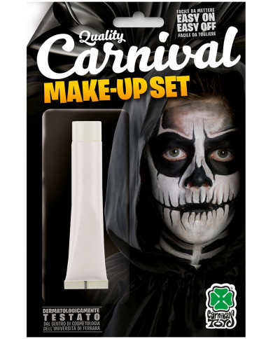 White face paint in tube of ml.28,3 oil-based, non-toxic and