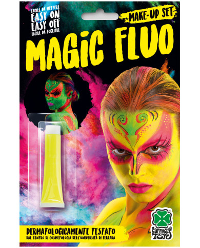 Fluorescent yellow face paint in tube of ml.2 oil-based