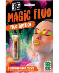 Fluo orange lipstick, non-toxic and easy to use makeup