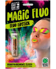 Fluo green lipstick, non-toxic and easy to use makeup