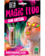 Fluo pink lipstick, non-toxic and easy to use makeup