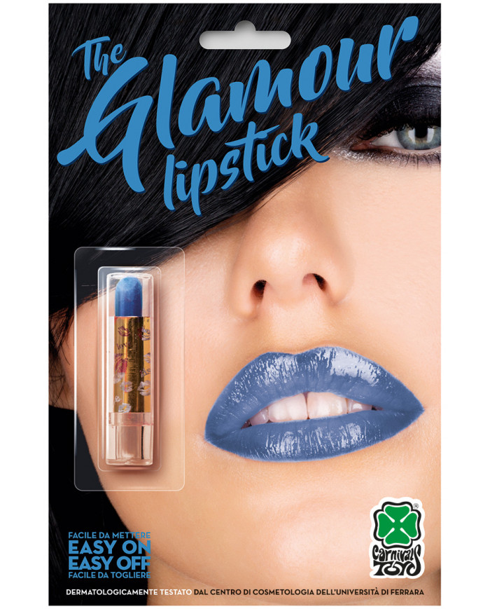 Blue lipstick, non-toxic and easy to use makeup
