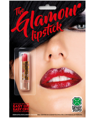 Red lipstick, non-toxic and easy to use makeup