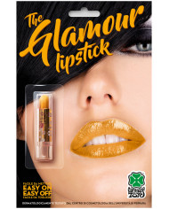 Yellow lipstick, non-toxic and easy to use makeup