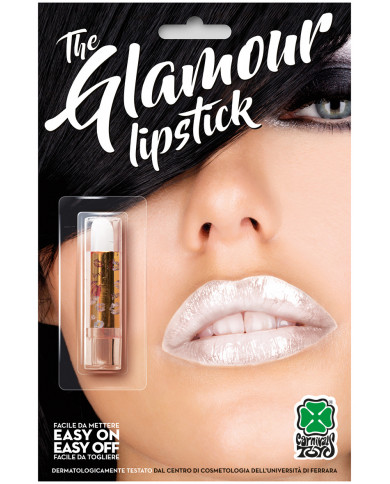 White lipstick, non-toxic and easy to use makeup