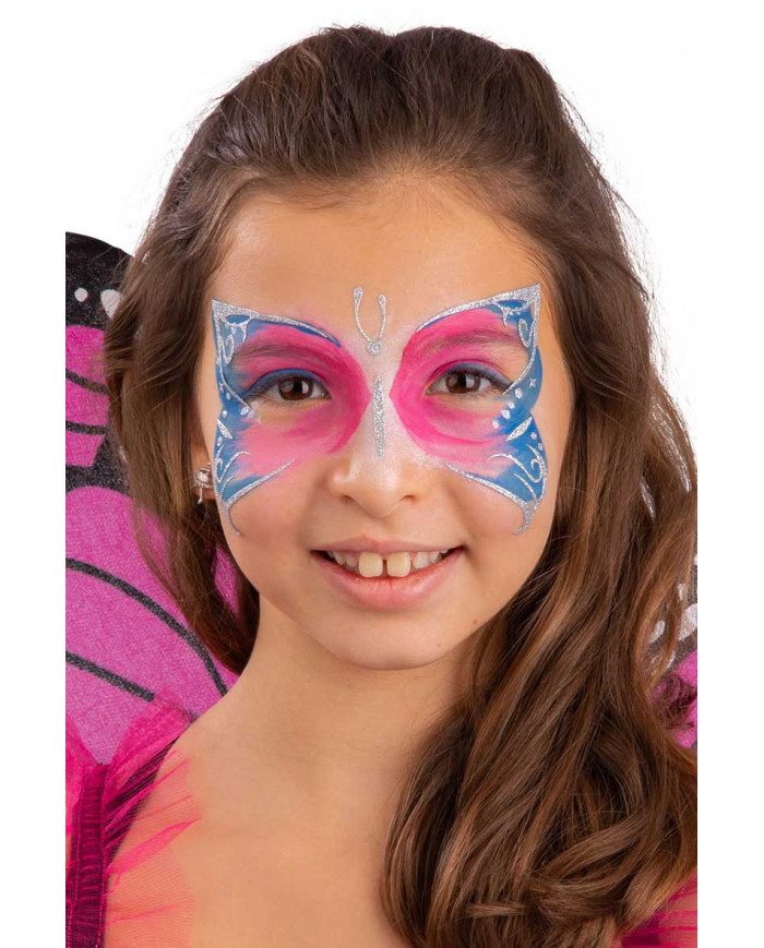 Beautiful tattoo to be applied to the face to look like a real