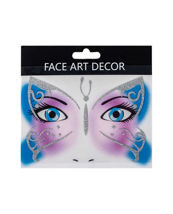 Beautiful tattoo to be applied to the face to look like a real