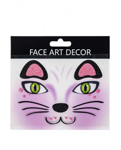 Beautiful tattoo to be applied to the face to look like a real