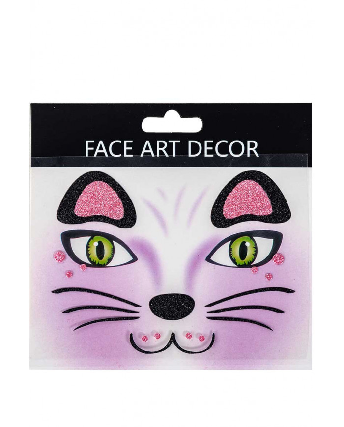 Beautiful tattoo to be applied to the face to look like a real