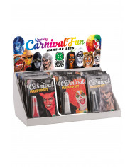 Display box containing 24 face paints in assorted colors in Display box containing 24 face paints in assorted colors in