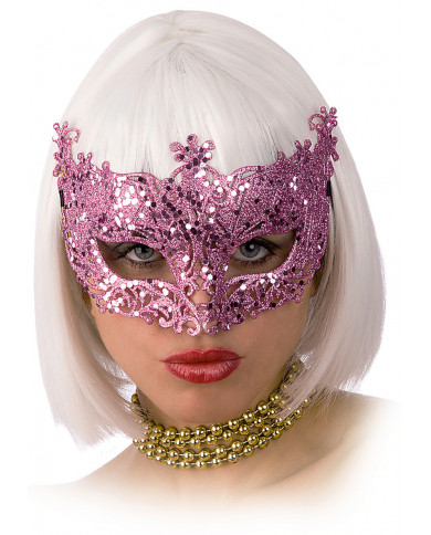 Pink Mask W/Glitter In Pbh