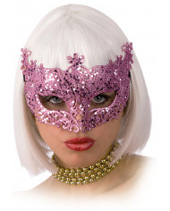 Pink Mask W/Glitter In Pbh