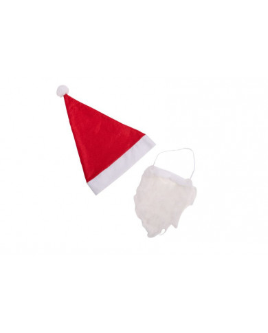 Hood with beard to complete a Santa's disguise, the most loved Hood with beard to complete a Santa's disguise, the most loved