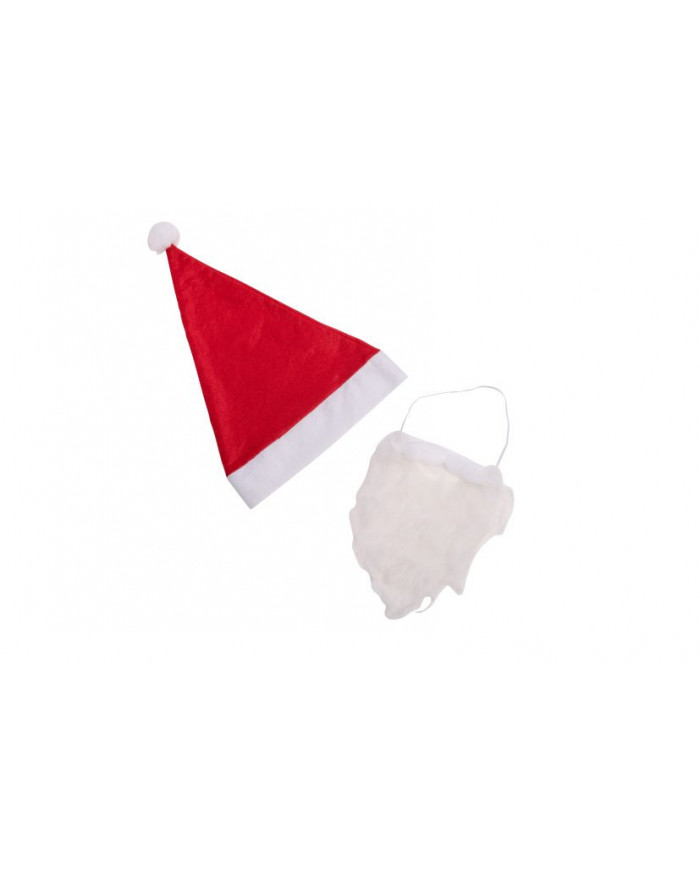 Hood with beard to complete a Santa's disguise, the most loved