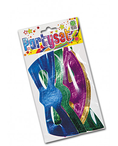 5 Paper Metallic Masks In Pbh 5 Paper Metallic Masks In Pbh