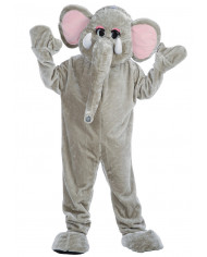 Costume mascotte da elefante, realizzato in morbido peluche Costume mascotte da elefante, realizzato in morbido peluche