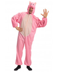 Giant pile jumpsuit with hood, one size M-XL.