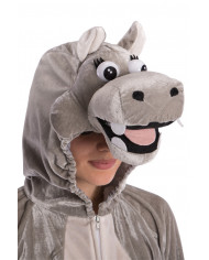 Giant pile jumpsuit with hood, one size M-XL.