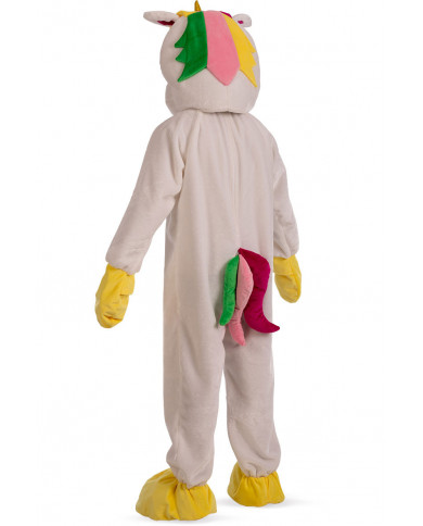 Mascotte jumpsuit - unicorn with gloves, head and feet
