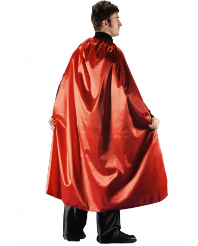 Taffettas red cape, one size, length cm.135. Taffettas red cape, one size, length cm.135.