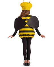 Bee felt costume with hat to which eyes, nose and antennae are Bee felt costume with hat to which eyes, nose and antennae are