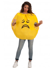 Rigid fabric costume with decoration, one size S/M.