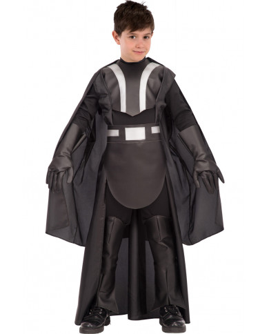 Warrior costume for kid with taffetas cape/tunic with