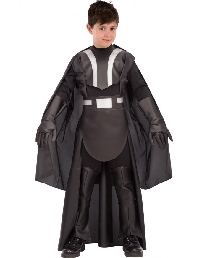Warrior costume for kid with taffetas cape/tunic with