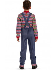 Killer costume for kid with jumpsuit and shirt in stretchy