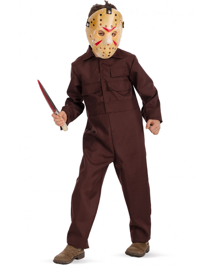 Jack costume for kid with fabric jumpsuit, one size.