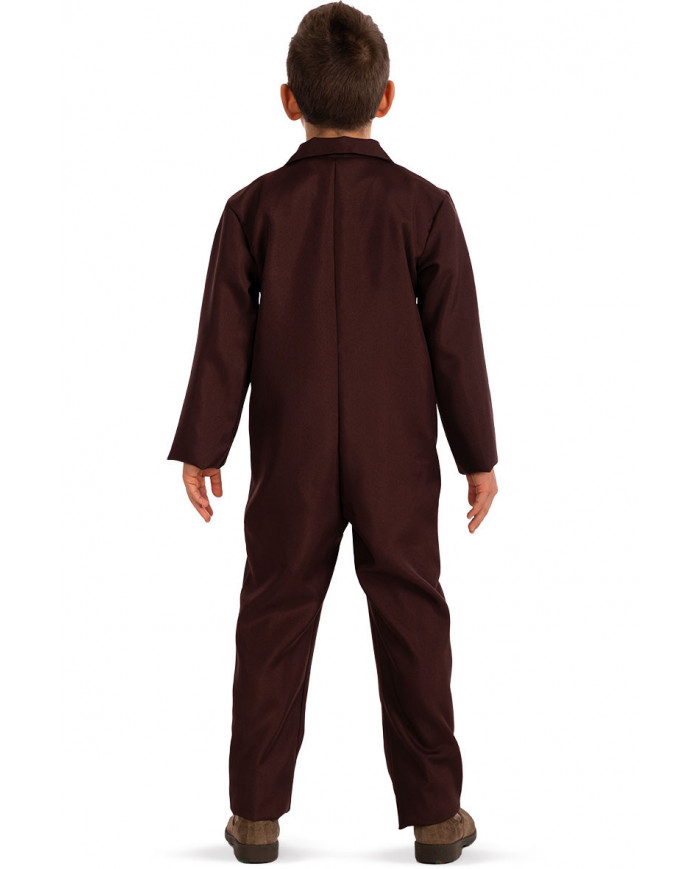 Jack costume for kid with fabric jumpsuit, one size.