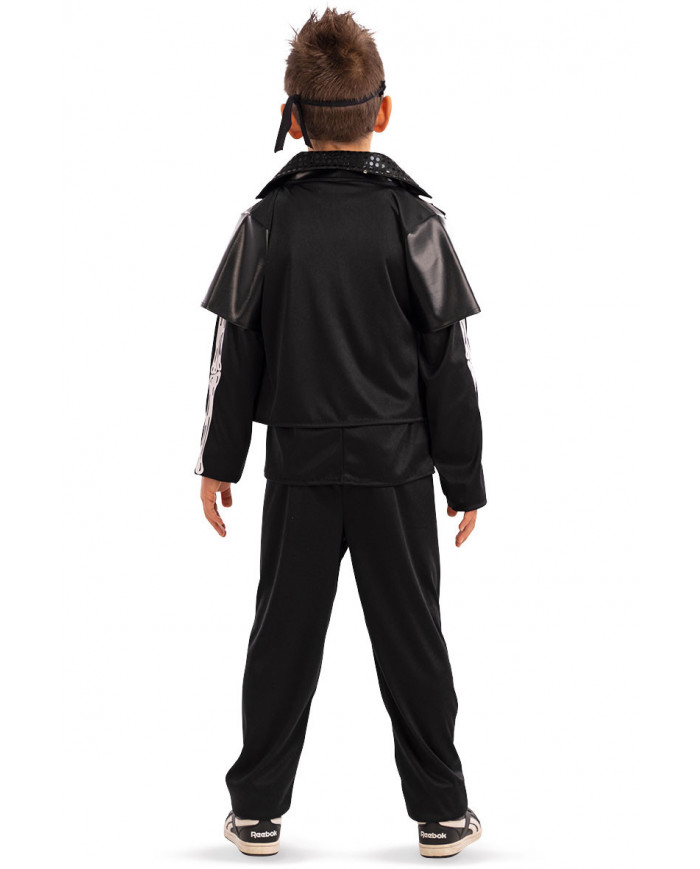 Skeleton dance costume for kid with stretchy fabric shirt and Skeleton dance costume for kid with stretchy fabric shirt and