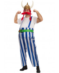 Viking costume composed by trousers with suspenders in plastic