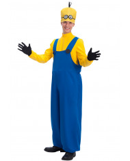 Costume omino giallo T.U.(M-L) in busta c/gancio Costume omino giallo T.U.(M-L) in busta c/gancio