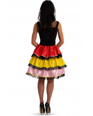 Mexican skull costume for woman composed of stretchy fabric and