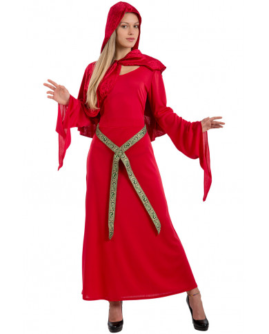 Costume da sacerdotessa per donna. Composto da abito in tessuto