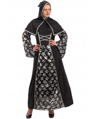 Priestess of darkness costume composed of stretchy dress and