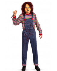 Killer costume for man with jumpsuit and shirt in stretchy