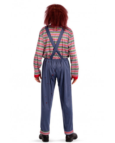 Killer costume for man with jumpsuit and shirt in stretchy Killer costume for man with jumpsuit and shirt in stretchy