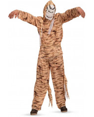 Spaventoso costume da mummia per uomo. Composto da casacca con