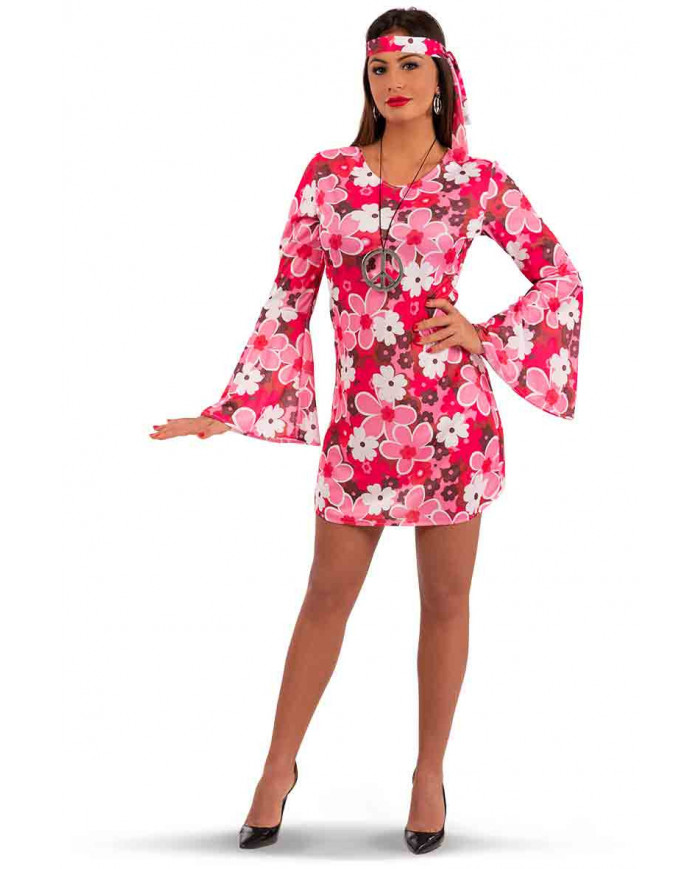 Costume in flower daughter style, consisting of a stretch Costume in flower daughter style, consisting of a stretch