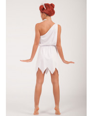 Wilma Flintstones costume with stretchy dress and headband, one