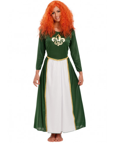Indomitable princess costume composed by stretchy dress with