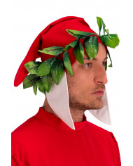 Cappello di Dante Alighieri comprendente la corona di alloro in Cappello di Dante Alighieri comprendente la corona di alloro in