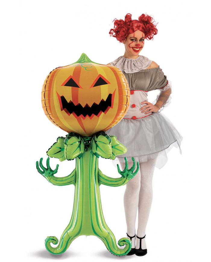 Pumpkin-shaped foil balloon, decoration height cm.143 ideal for Pumpkin-shaped foil balloon, decoration height cm.143 ideal for