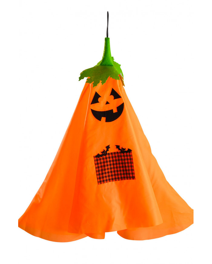 Hanging Halloween decoration in the shape of a ghost in orange Hanging Halloween decoration in the shape of a ghost in orange