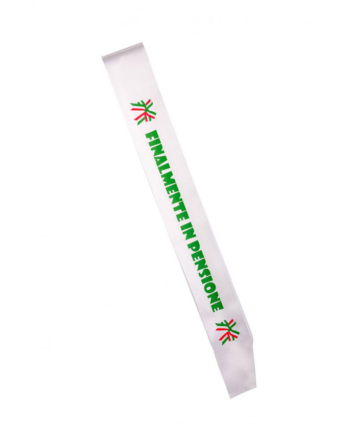 Band with the colors of the Italian flag and the words Band with the colors of the Italian flag and the words