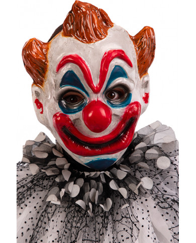 Maschera in plastica con le sembianze di uno spaventoso
