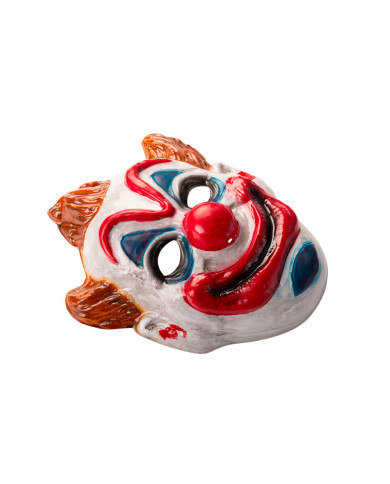 Maschera in plastica con le sembianze di uno spaventoso