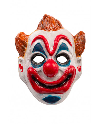 Maschera in plastica con le sembianze di uno spaventoso